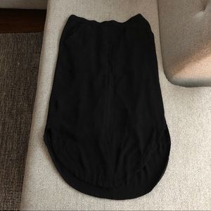 Long black Madewell Skirt
